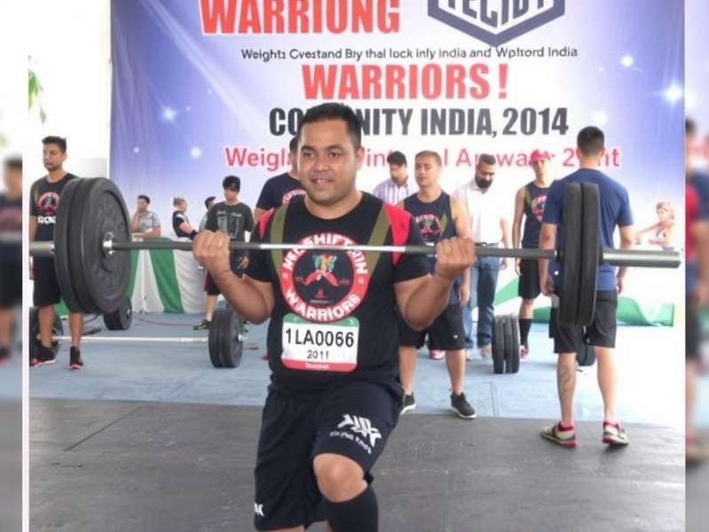 Indian Players Competing in a Virtual Tournament Weightlifting Warriors India Community Event
